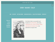 Tablet Screenshot of erinmariedaly.com